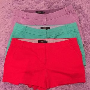 Lot of 3 NEW J Crew Shorts